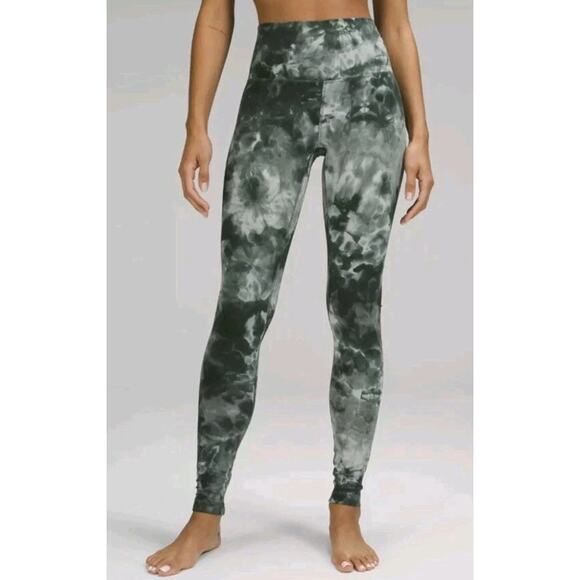 Lululemon Align High Rise Pant 25” Diamond Dye Starlight Smoked Spruce - 4 - Picture 1 of 10